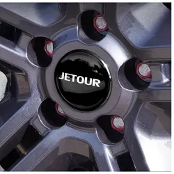 Wheel Center Caps Black Cover For Chery Jetour T2 Tire Center Logo Modification