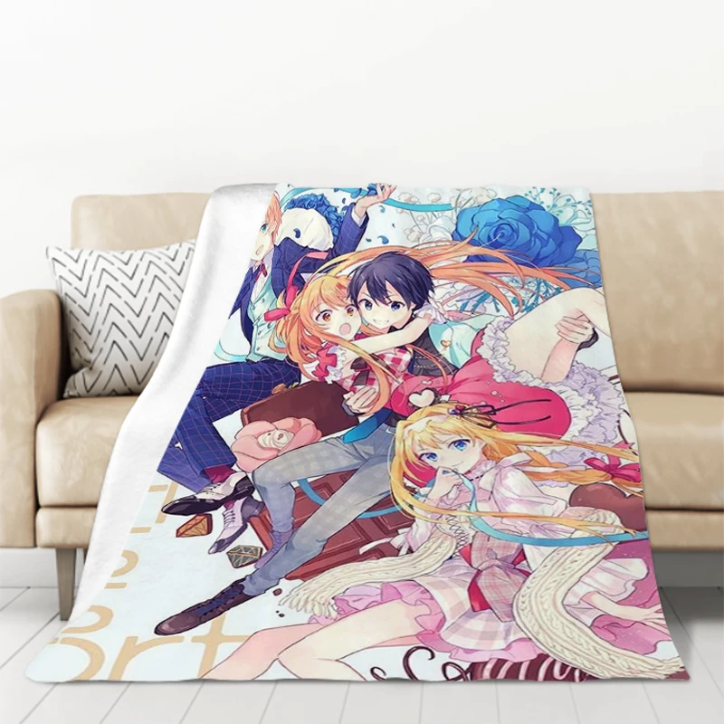 

Sword Art Online Blanket Blankets Bedspread on the Bed Furry Microfiber Bedding Plush Throw Knee Throws Sofa Bedspreads Plaid