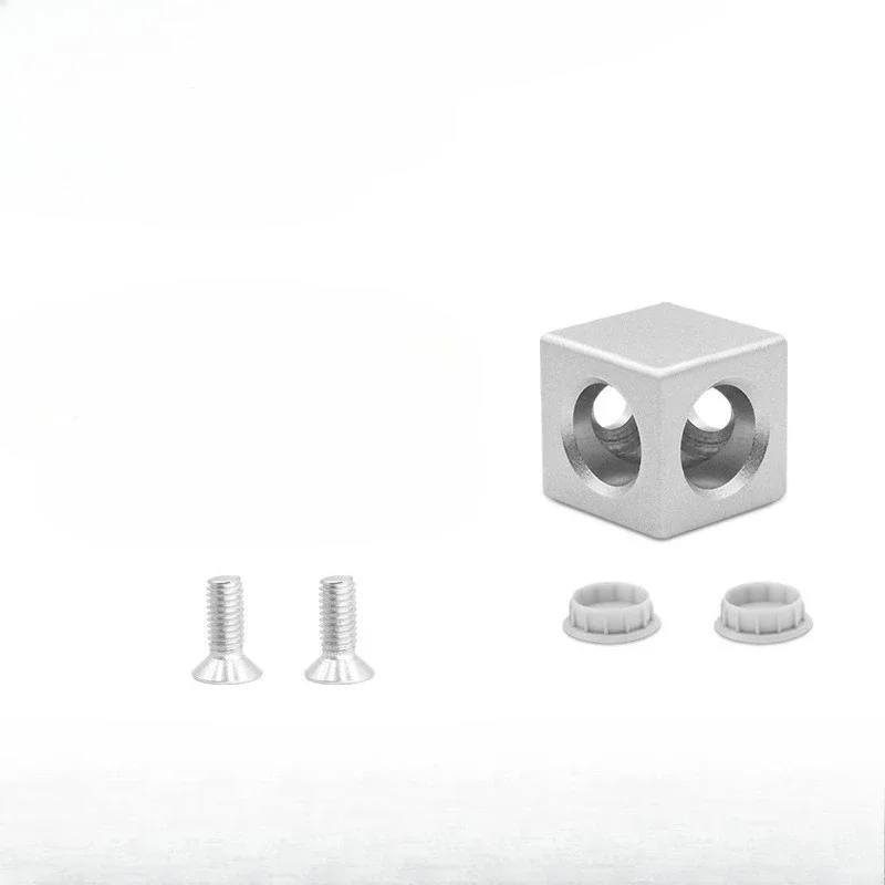 4PCS 1530 2020 3030 4040 4545 Aluminum Cube Corner Connector Fastener Match Use Aluminum Profile
