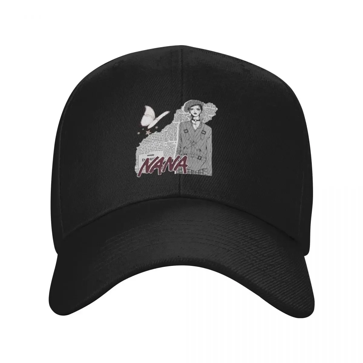 

Nana Osaki Stamp Baseball Cap Sun Cap Trucker Hat Elegant Women's Hats Men's