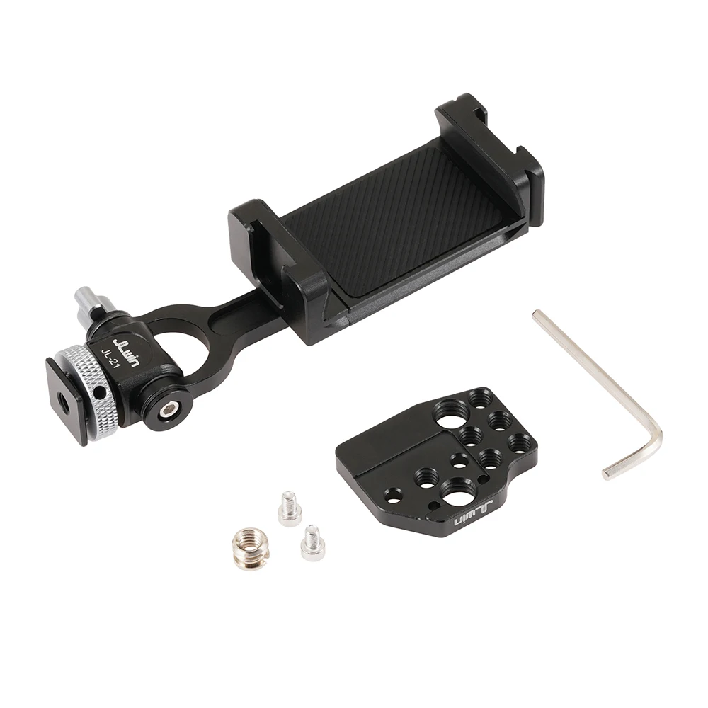 FOTGA For DJI Stabilizer Mobile Phone Extension Bracket Metal Phone Clip Camera Tripod Head Desktop Stand Professional Accessory
