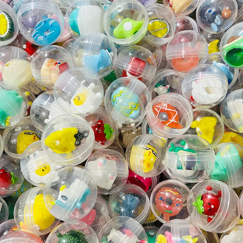 

45 мм прозрачная капсула Gacha Ball, большая игрушка-кукла в ассортименте, игровой автомат Gacha, подарочный мяч