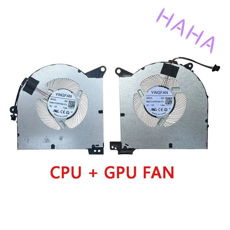 H+ New Genuine Laptop Cooler CPU GPU Cooling Fan For MACHENIKE L16