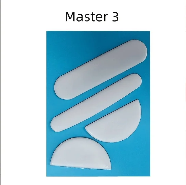 1 Set TPU Anti-Rutsch-Mauspad für Logitech MX Master 3/3S & 2/2S, kabellose Maus-Fußgriffpads, sicherer Griffoptimierer – Detail 2