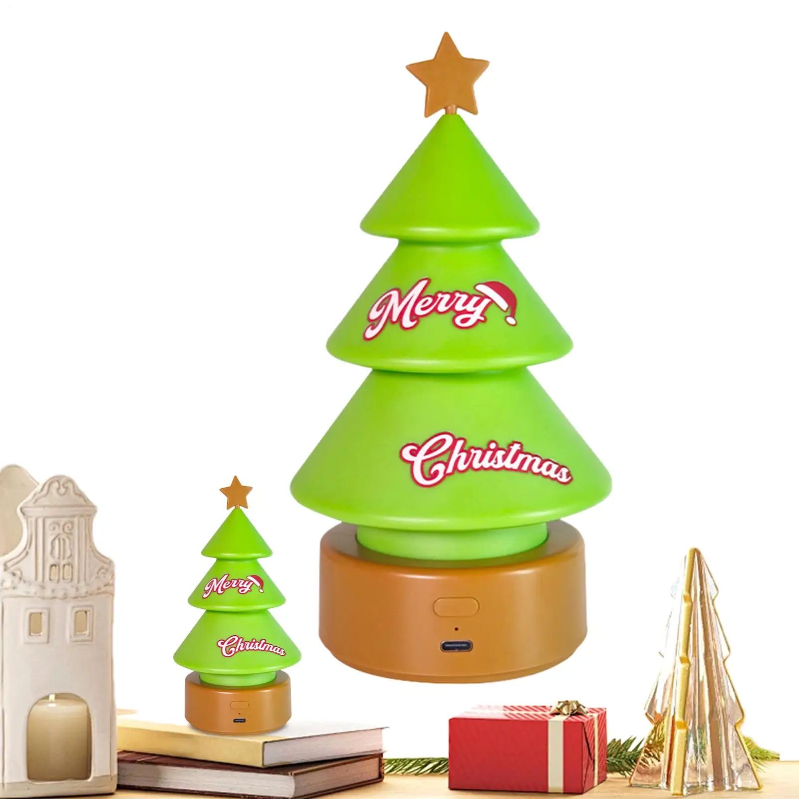 

Рождественский ночник Рождественская елка Торшер Фестиваль Праздничные принадлежности для школьной комнаты Настольная тумбочка Прикроватная тумбочка