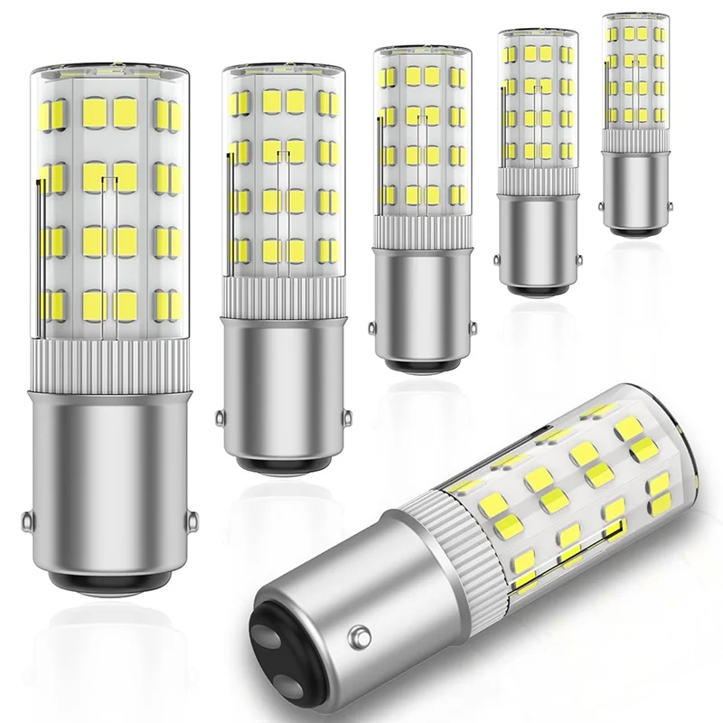 

ABRB-BA15DLED 120V Dual Contact Bayonet Base LED Bulb 0 Watt Halogen JD T3/T4 Equivalent Replacement Sewing Machine LED Bulb D