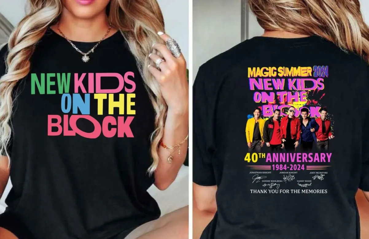 

Nkotb Magic Summer Shirt, New Kids On The Block Shirt, Double Sides S-5Xl