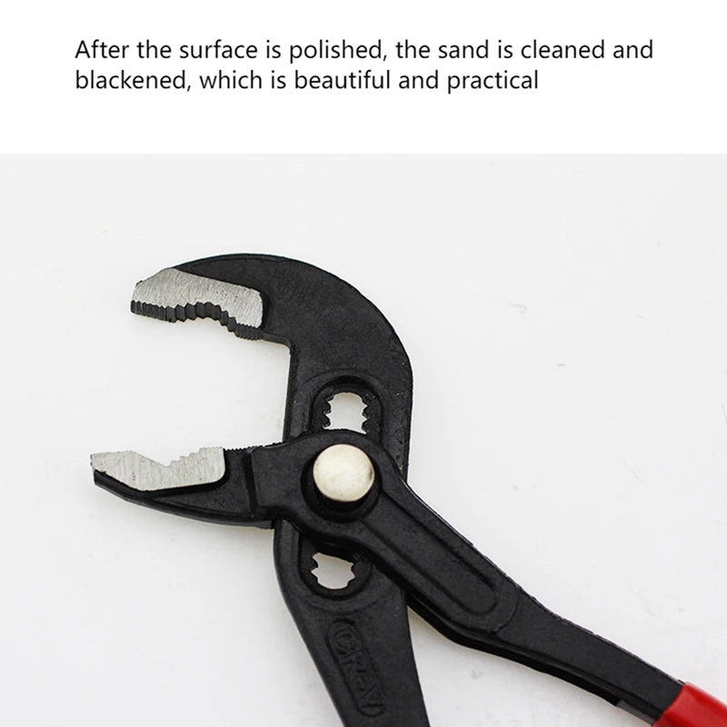 New-2X Water Pump Pliers Quick-Release Plumbing Pliers Universal Adjustable Pliers Plumbing Tools Household(12 Inch)