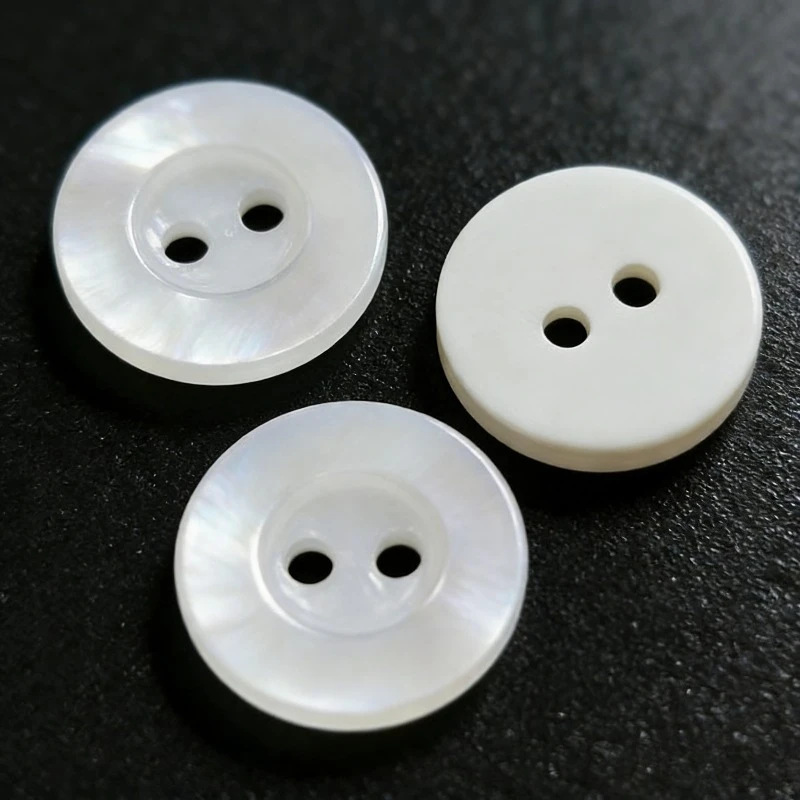 50pcs Resin Sewing Button Scrapbooking Round White Two Holes 12.5mm Dia. Costura Botones decorate bottoni botoes B200603