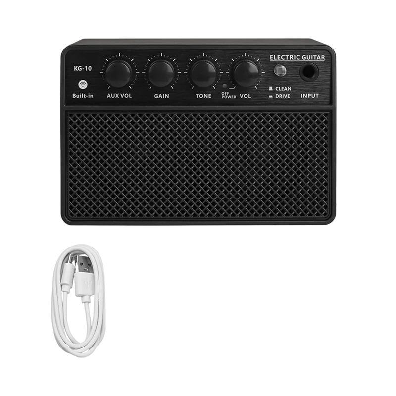 Small Electric Guitar Speaker Mini Portable Guitar Practice Speaker Suitable For Daily Practice And Street Performances