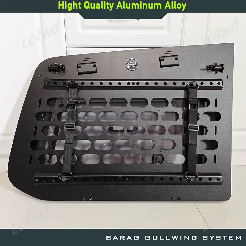 LC4WD 4x4 Exterior Accessories Gullwing Window Kit Replacement Rear MOLLE Storage Panel For TOYOTA Land Cruiser LC200 2007-2021
