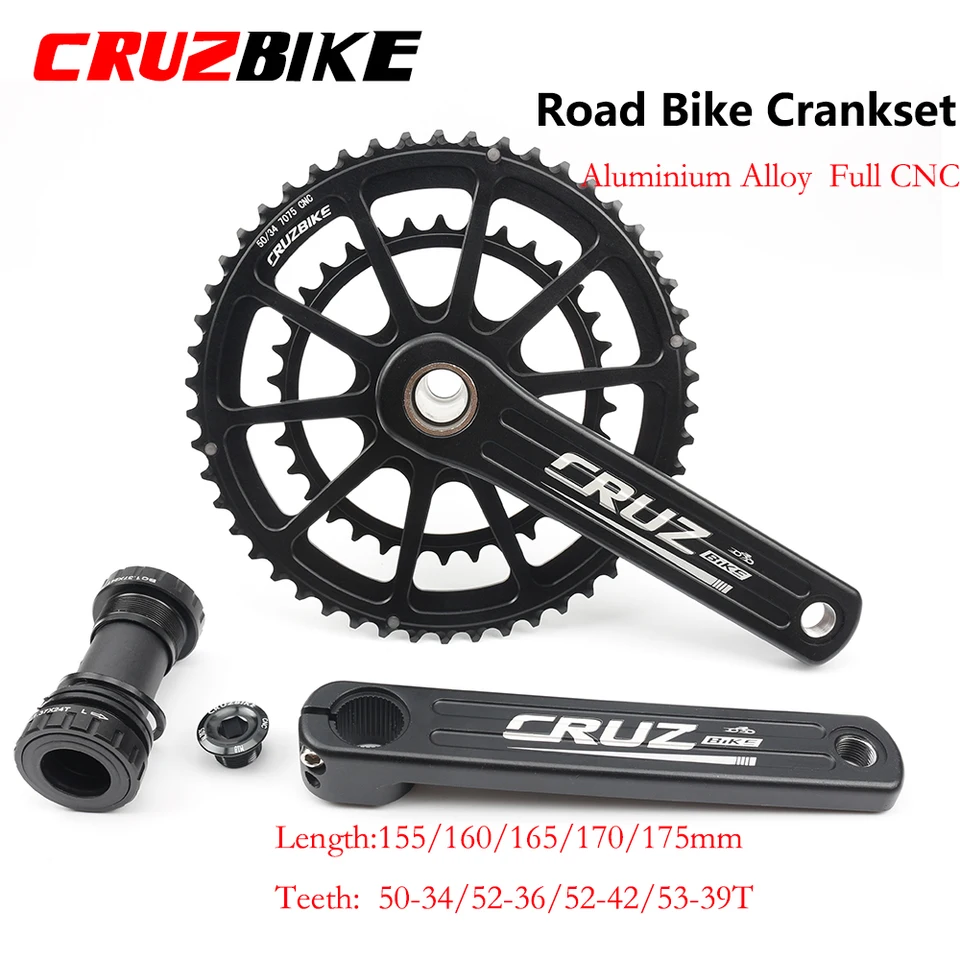 CRUZbike ロードバイク クランクセット 155/160/165/170/175