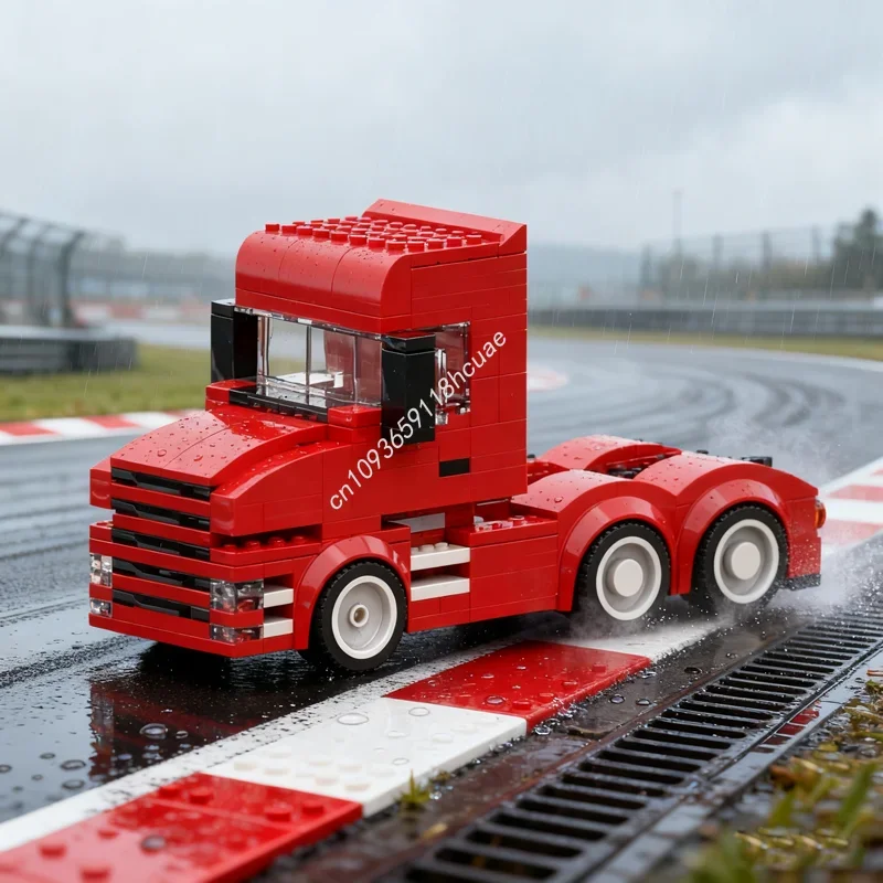 261-teiliges MOC Scania Modell-Bausatz Konstruktionsspielzeug DIY Kreative Idee Lernspielzeug Weihnachtsgeschenk Kindergeburtstag