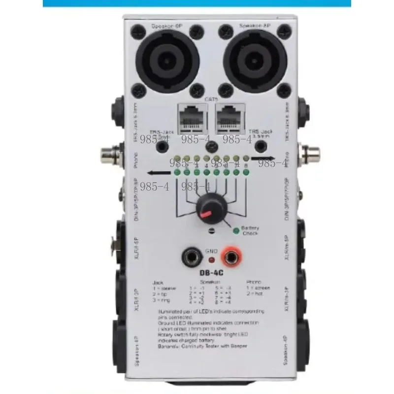 DB-4C Signal Line Tester, Audio and Network Cable Engineering Test Instrument