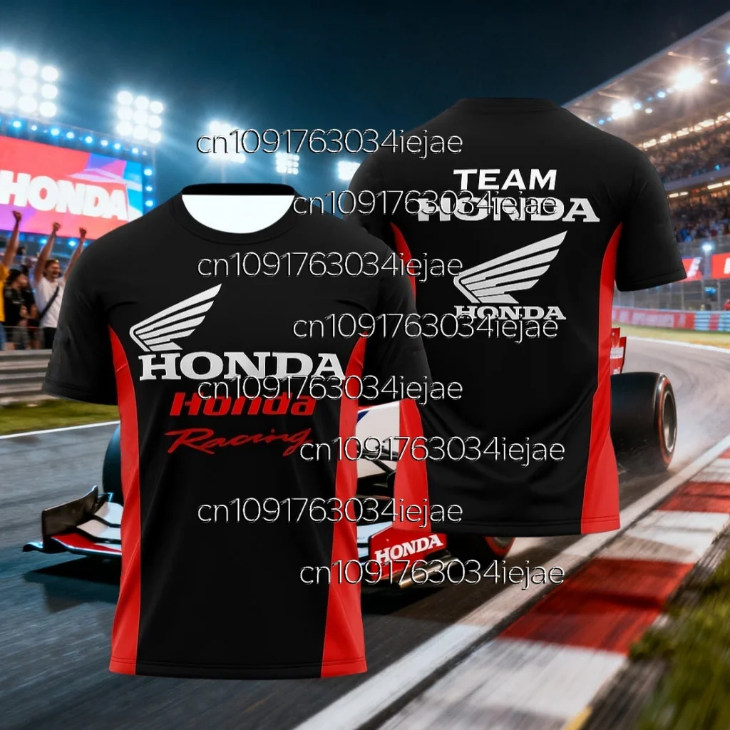 تي شيرت رجالي لسباق الدراجات النارية هوندا لعام 2026 سريع الجفاف وخفيف الوزن وأكمام قصيرة ملابس رياضية لركوب الدراجات في الهواء الطلق وركوب الدراجات