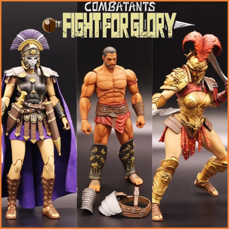 [EN STOCK]XesRay Fight For Glory 1/12 figurine de combat vague 6 Cassia Berenice Medocus le Thracian Anime modèle jouet