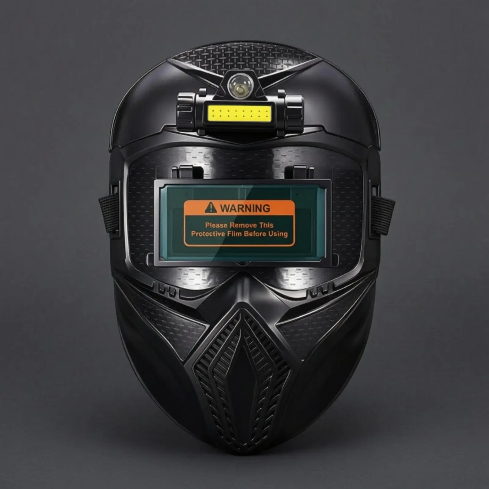 Welder Face Shield with DIN 4-13 Shade Adjustment for Industrial Safety Helmet and Folding Visor
