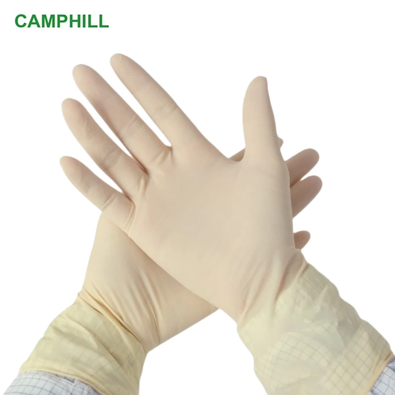 

Recommend 12 inch fingertip pitted surface latex gloves Dust-free room, Clean Room disposable purification waterproof gloves