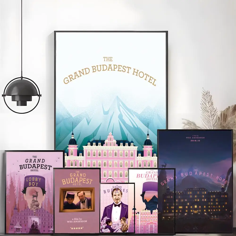 Movie The Grand Budapest Hotel Poster Wall Art Poster Decorative Mural Home Decor Gift Unframed
