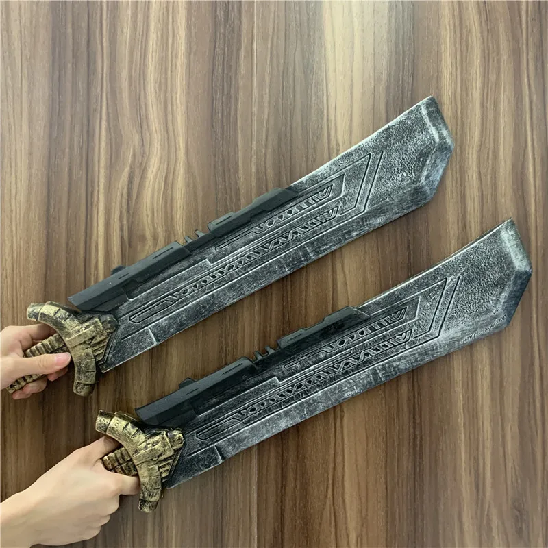 1:1 Super Hero Weapon Double-edged Sword 110cm Cosplay Weapon Assembled Sword Model Kids Gift Movie Role Playing