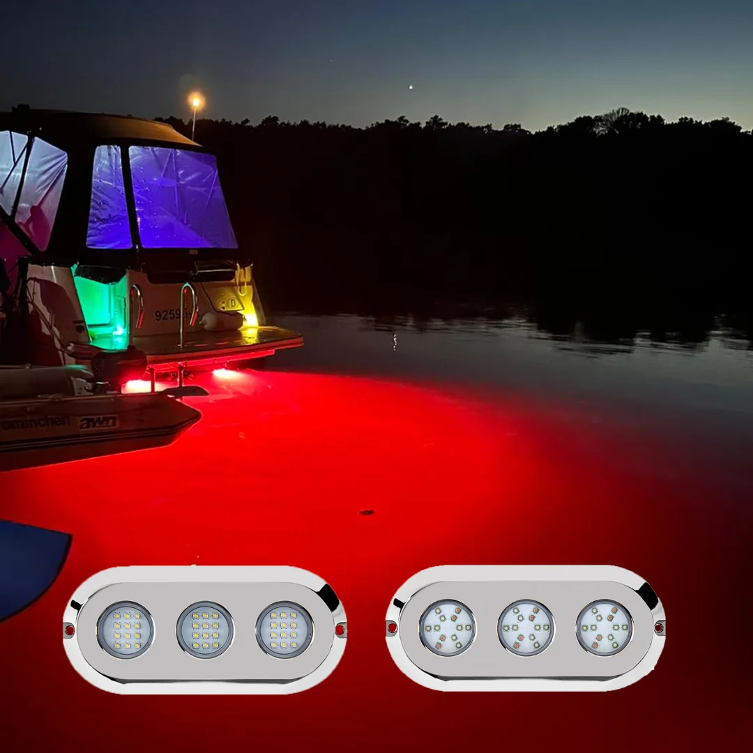 

Out Door IP68 Boat Underwater RGBW Led Lights for Boat Yacht Dock Pool