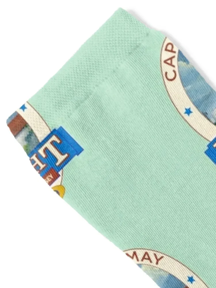 Cape May Lighthouse Socks summer cycling tennis Socks Ladies Men's