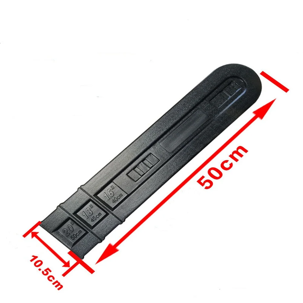 Chainsaw Black Guide Bar Cover Scabbard Fits For 16/18/20 Inches Chainsaw Guide Rod Tool Parts Accessories