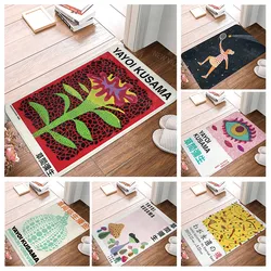 Anti-slip Bath Mat Bathroom Small Rug Shower Mat Home Decor Door Mat Kitchen mat Bedroom Entrance Room Mats boho abstract modern