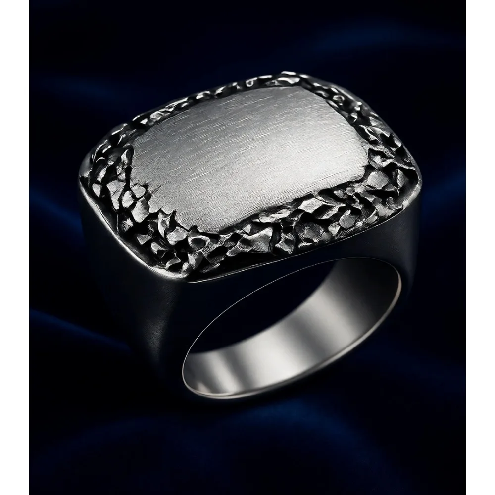 

Золотые и серебряные массивные кольца-печатки с широким ободком, квадратные коктейльные украшения для женщин