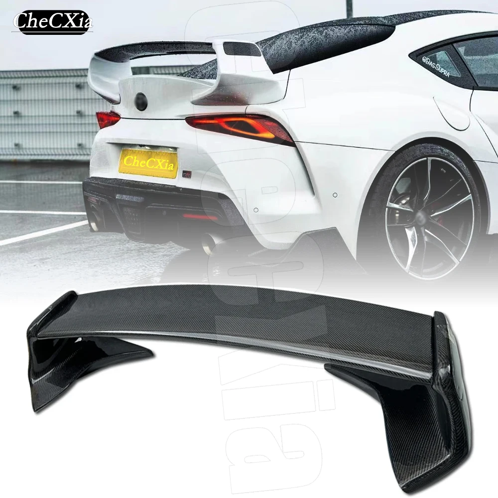 Suitable For 2018-2024 Toyota Supra A90 Upgraded High Quality Carbon Fiber GT Style Rear Spoiler Car Rear Spoiler Tail Wings