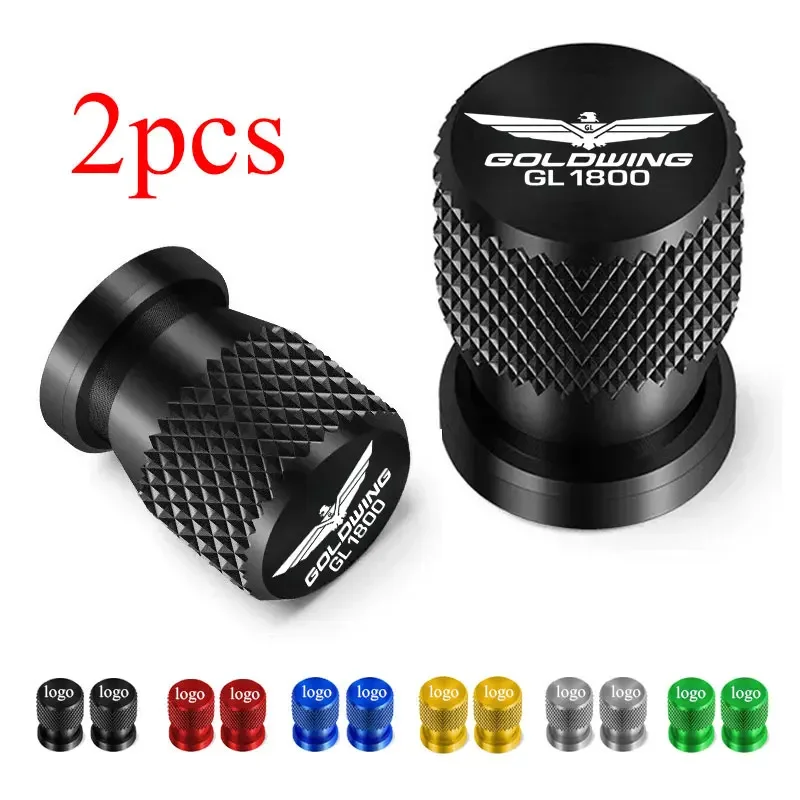 Motorrad Reifen Ventil Air Port Stem Abdeckung Kappe Stecker CNC Aluminium Zubehör Für HONDA Gold Wing 1800 GL1800 GL1800 2001-2020