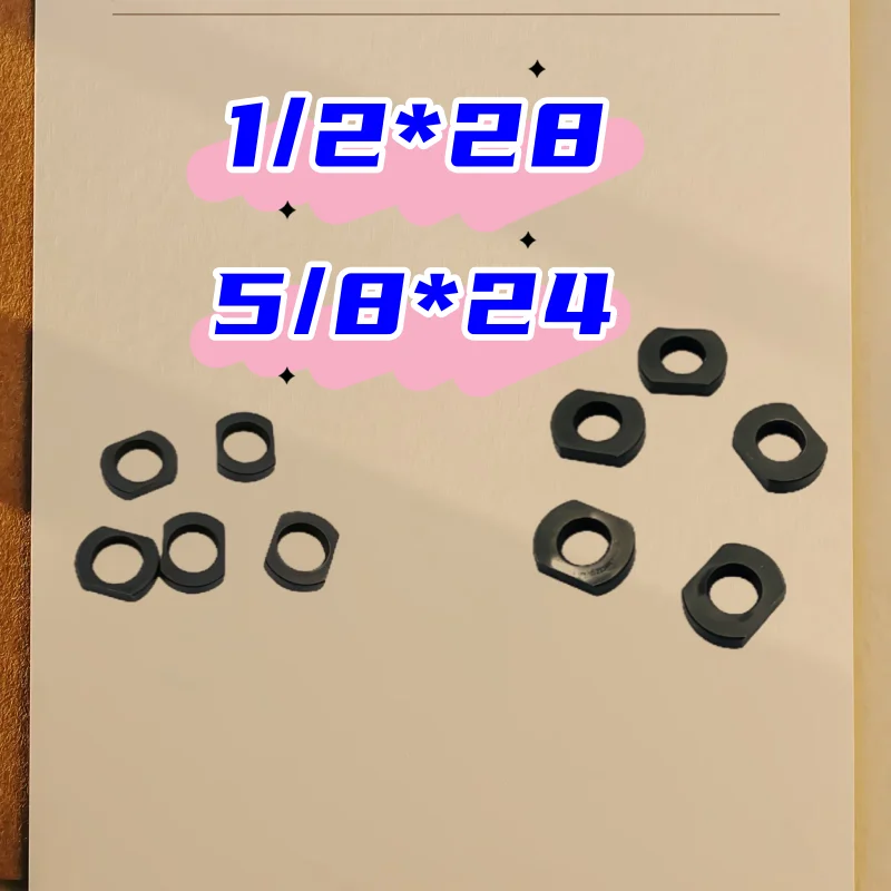 

10pcs/pack steel jam nut 1/2*28 5/8*24 thread