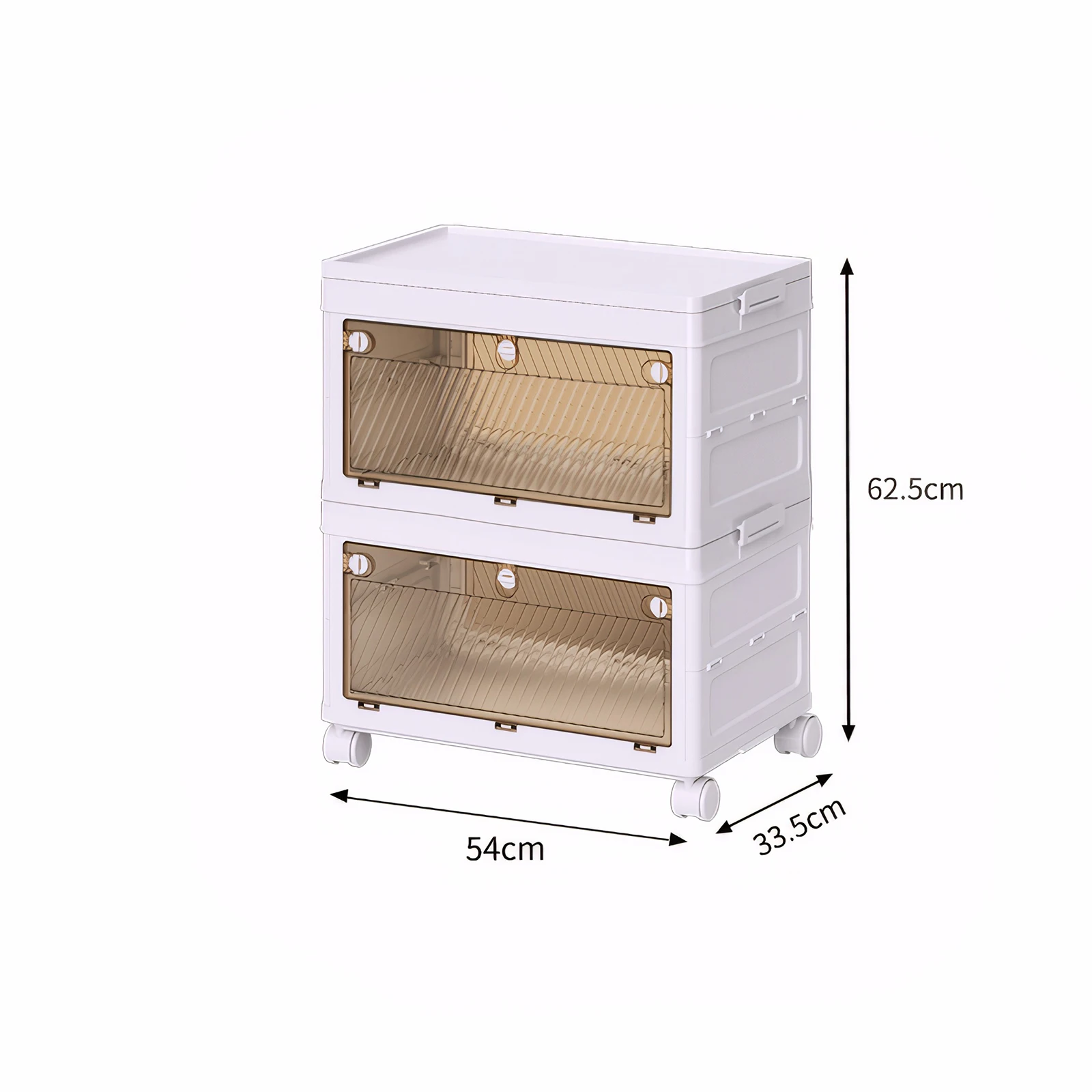 1/2/3/4/5 Schicht Klappbarer Aufbewahrungsschrank Aufbewahrungsschrank Wasserdicht Staubdicht Mit Schwenkrad Küche Schlafzimmer Wohnzimmer – Detail 2