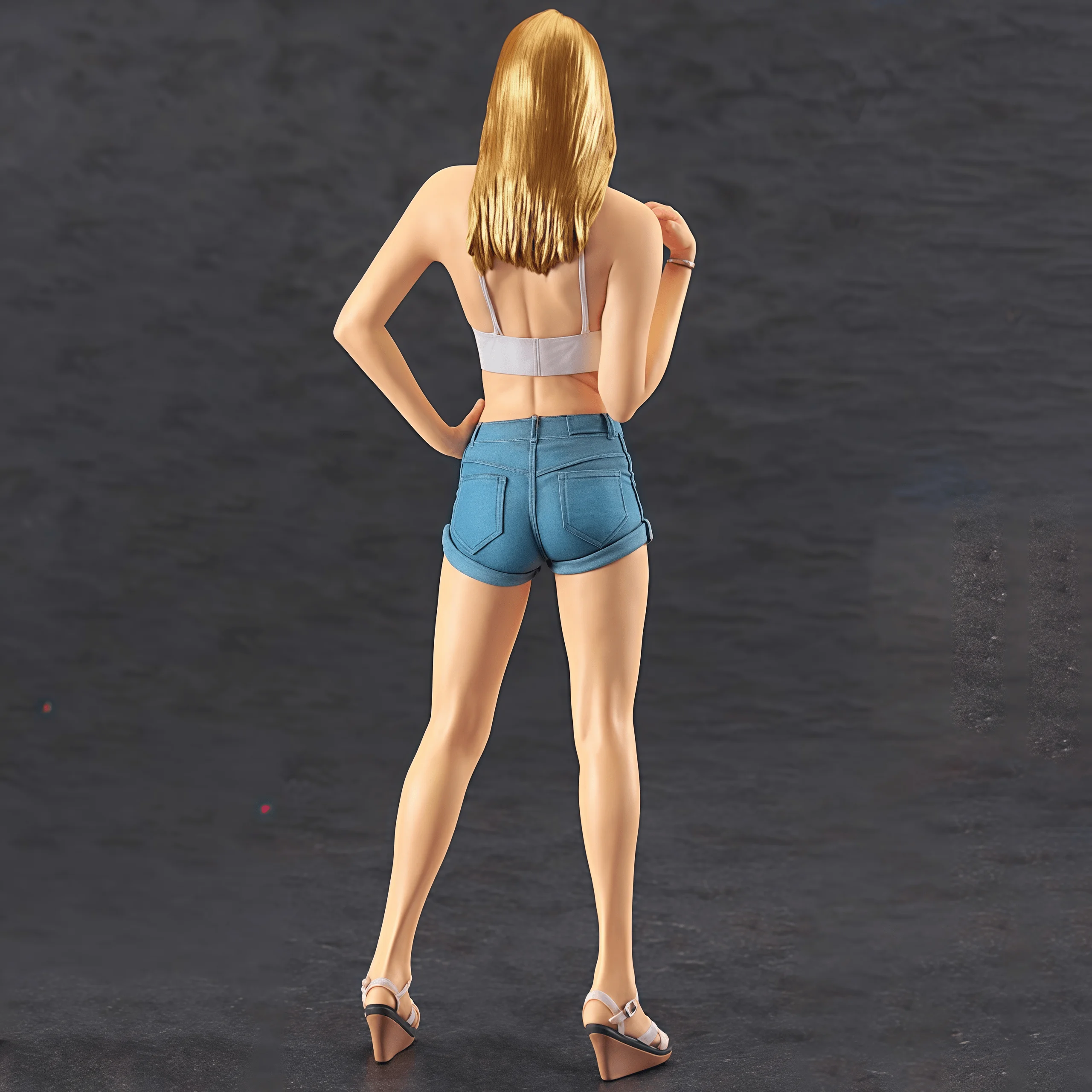 Precision 1/12 Resin Model Assembly Toy Beach Girl Model Unpainted Needs To Be Assembled