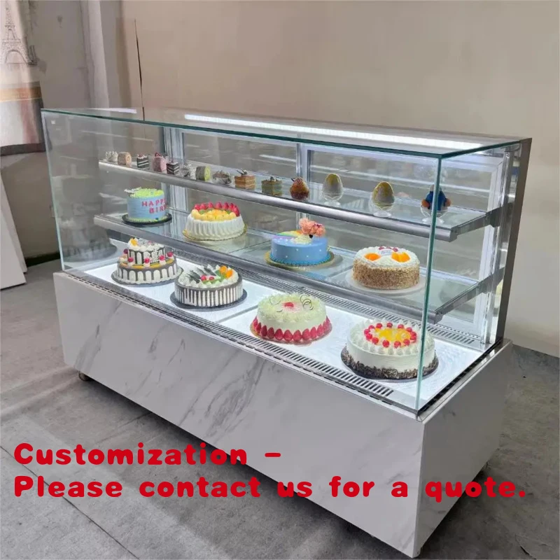 custom.Easy to Disassemble and Assemble Modern Table Top Display Floor to Ceiling Cake Cabinet