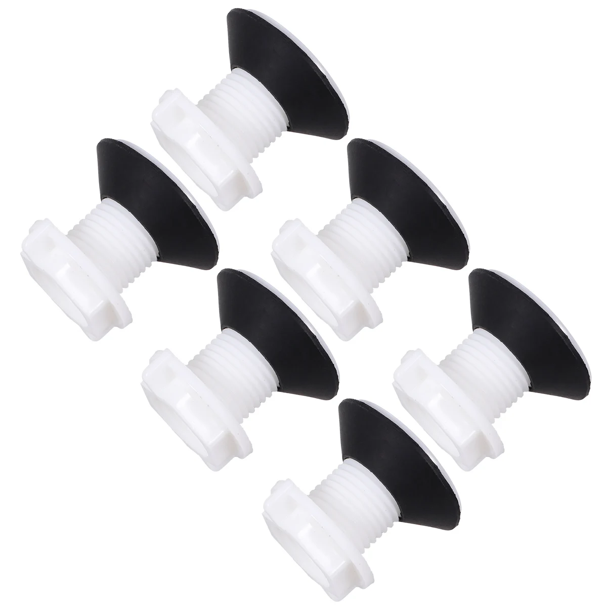 

6 Pcs Sink Hole Cover Kitchen Plugs Drain Accessory Bathroom Sinks Stopper Basin Universal Plastic Water Plug Bathtub Drainage