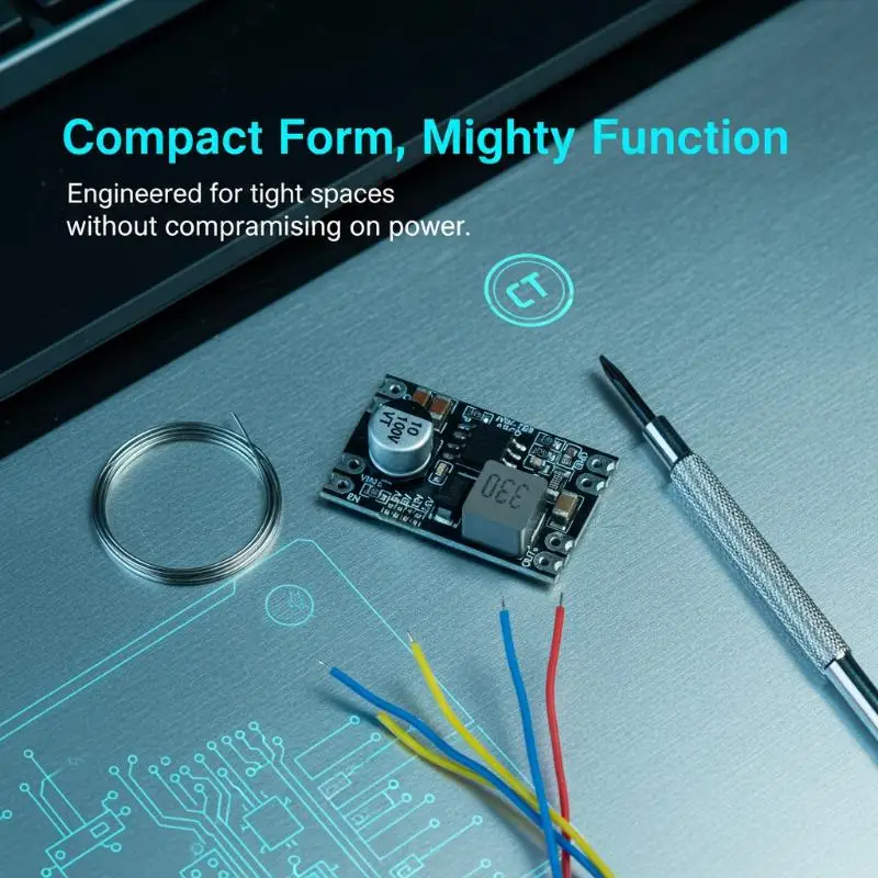 DC-DC Step-down Power Module 7V-100V In to 5V 9V 12V 24V 3A Overcurrent Protection DIY Electronics