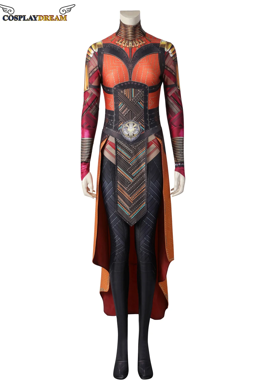 Female Panther COS Dora Milaje Okoye Cosplay Costume High Quality Okoye Battle Outfit sexy jumpsuit Halloween Black Jumpsuit