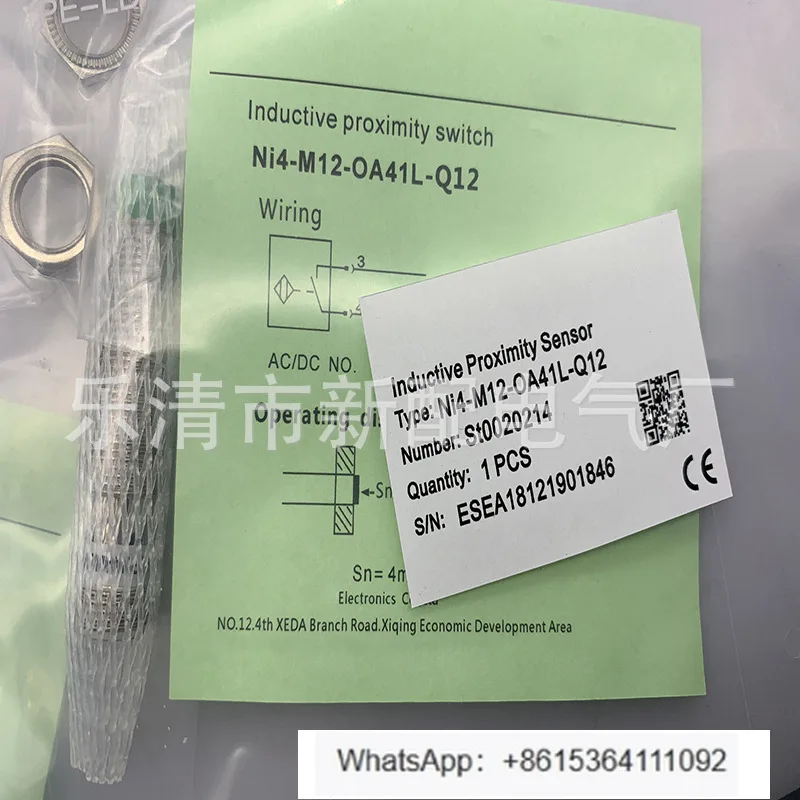 

Индукционный переключатель Ni4-M12-ON6L