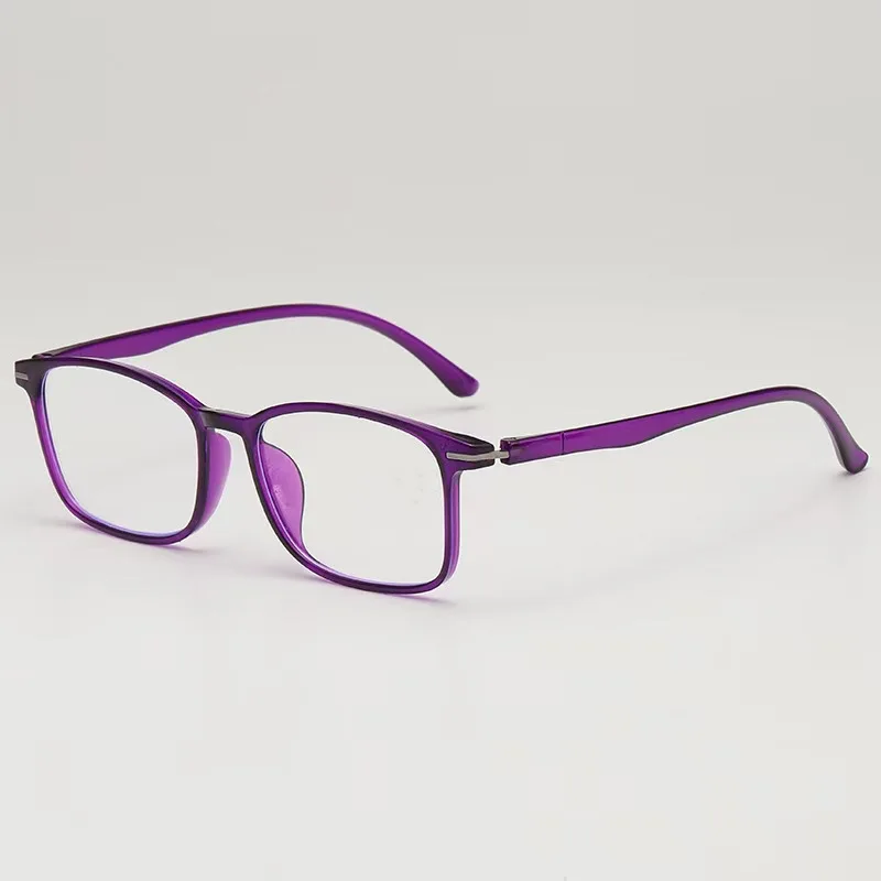 Transparent Square Computer Glasses PC Frame Women Men Anti Blue Light Rectangle Eyewear Blocking Optical Spectacle Eyeglasses
