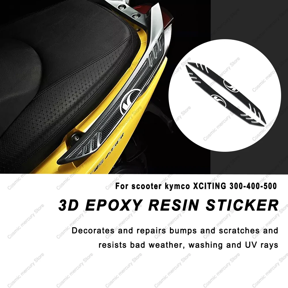 Motorcycle Side Decal Gas Knee Grip Protector Anti Slip Sticker Tank Traction Pad Anti-Scratch For scooter kymco XCITING 300-400