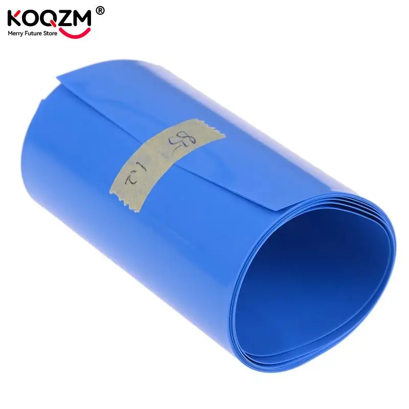 65 75 85 Mm 18650 Lithium Battery Heat Shrink Tube Li-ion Wrap PVC Shrinkable Film Tape Sleeves Battery Pack Heat Shrinking Film