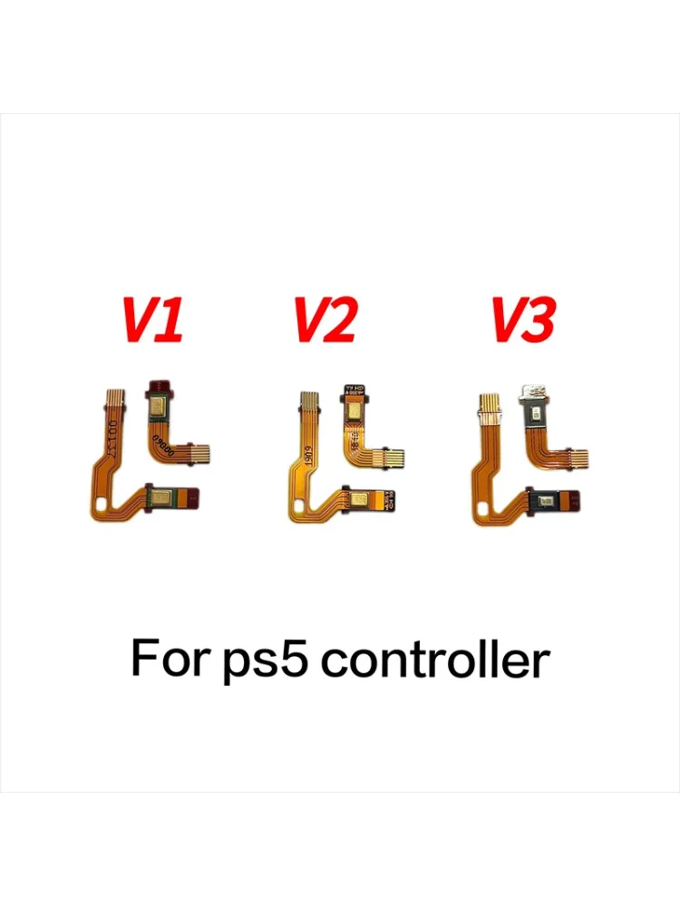 20 مجموعات لاستبدال الكابلات المرنة للميكروفون لـ PS5 مقبض كابل شريط الميكروفون الداخلي لوحدة تحكم PS5 V1 V2 V3