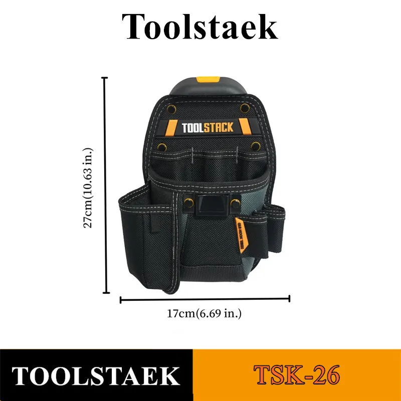 

Utility Knife Pouch TSK-26 Portable Waterproof Durable Tape-Measure & Knife Waist Toolkit Oxford Cloth Quick Hanging Bag