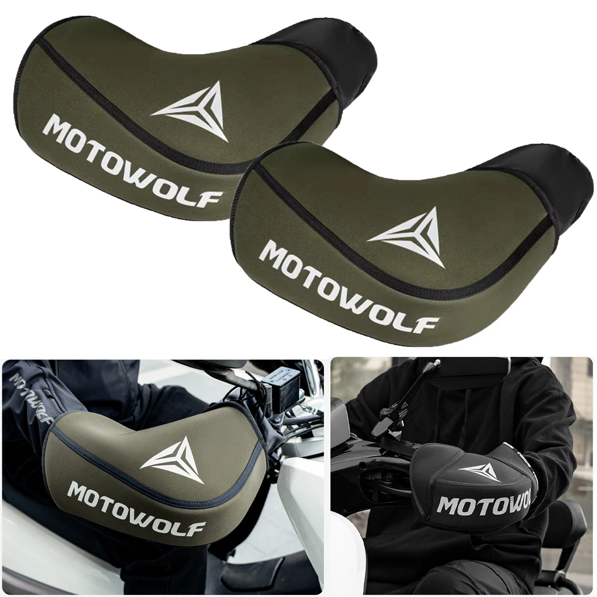 Motorcycle Handlebar Muffs Winter Equipment Mitts Warmer Gloves Windproof Handmuffs Bicycle Handle Cover Hand Covers Warmers