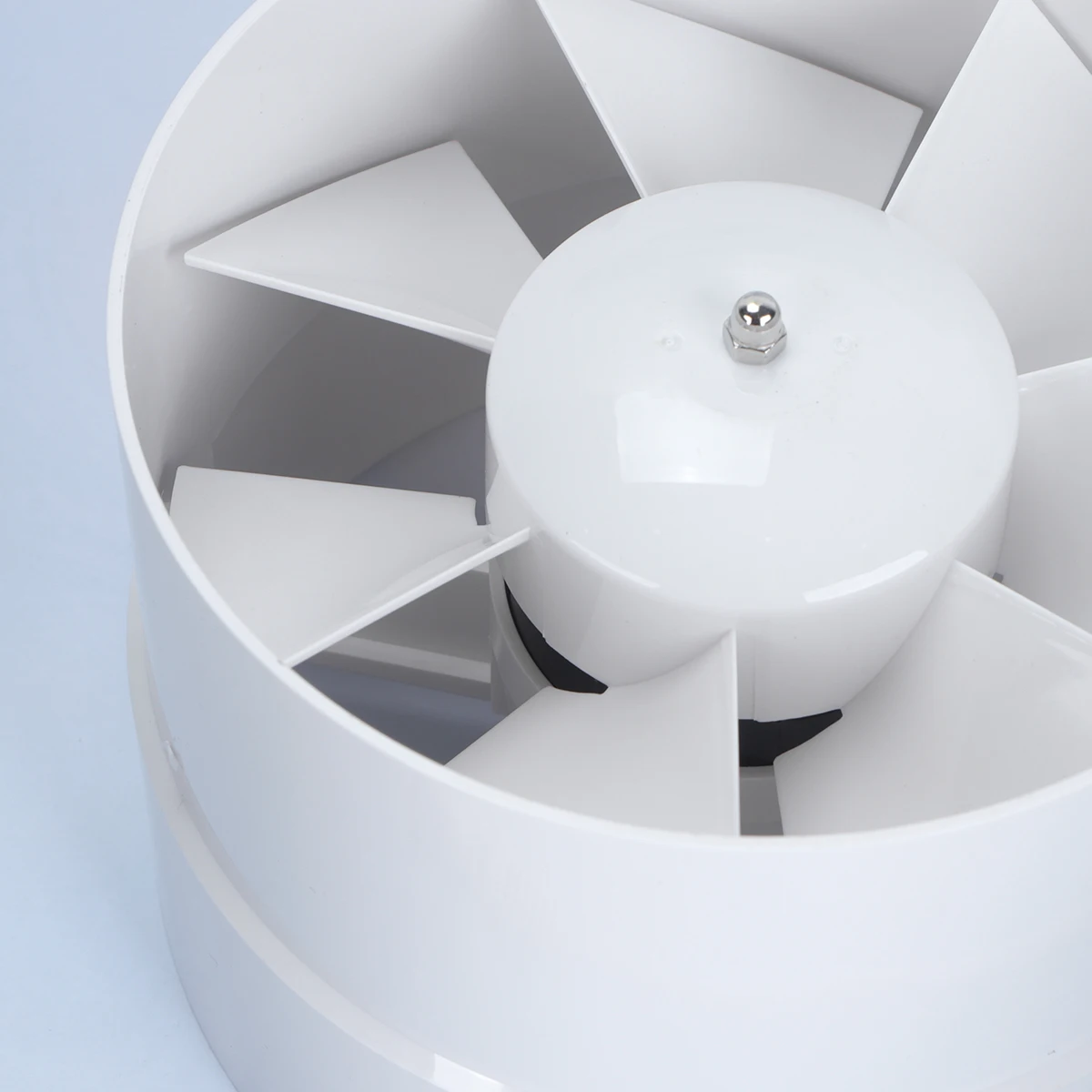

6 Inch White Round Duct Ventilation Fan Exhaust Circular Toilet Pump Fan For Bathroom Kitchen Ceiling Window Pvc Ducting