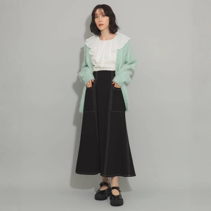 

Новая женская юбка Ele Casual Simple Star Home Toro Wee 24 New Sle с высокой талией, А-силуэт, из полиэстера и других материалов