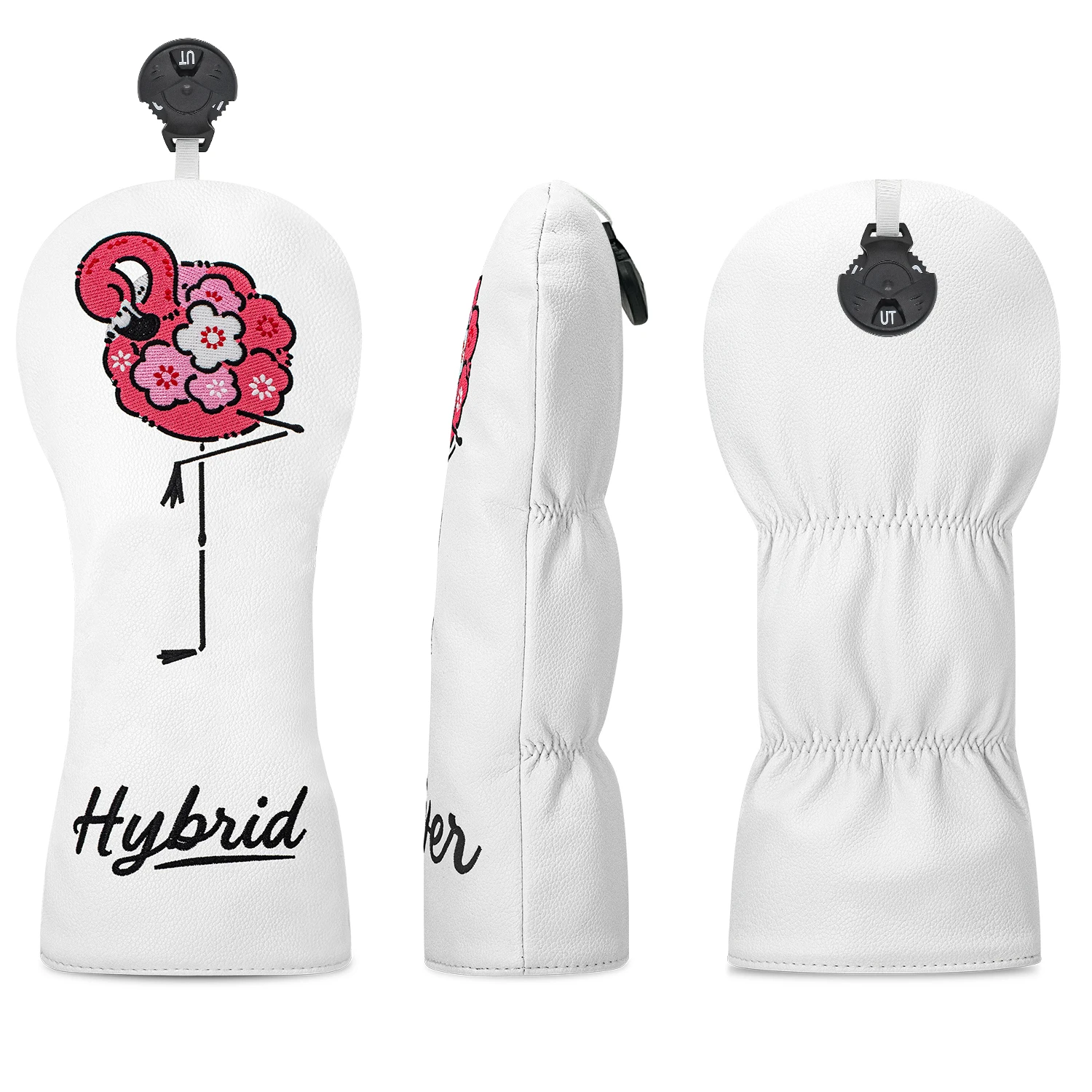 غطاء حماية لنادي الجولف، تصميم فلامنغو وردي، إكسسوارات جولف، مقاوم للغبار ومتين، يوفر أفضل حماية