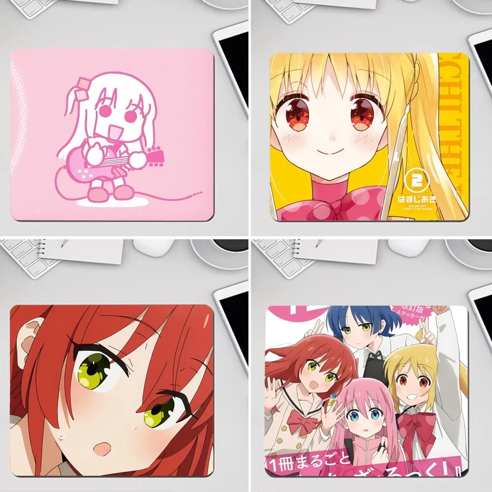 

Anime Bocchi the Rock Mousepad 25x29cm Small Gaming Mouse Pad Gamer Desk Mat Keyboard Pad Decoration Mause Pad Office Desk