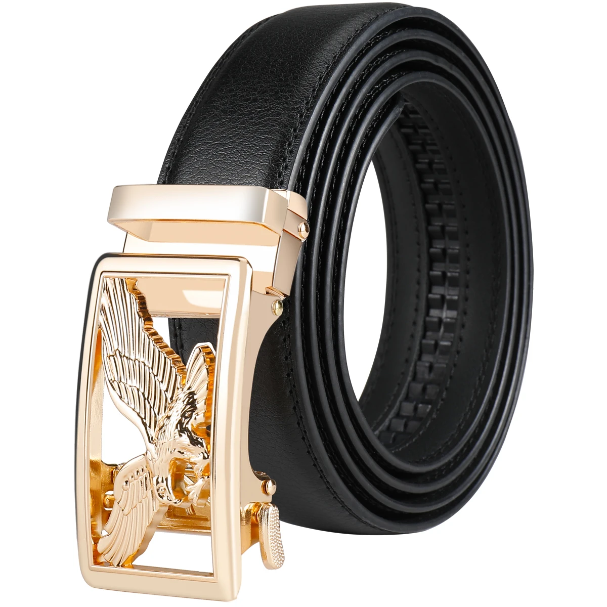 حزام من الجلد الناعم للرجال مع مشبك أوتوماتيكي ، أصلي ، شباب ، متوسطي العمر والشباب ، كوري عصري ، بوسي ، جديد